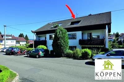 Außergewöhnliche 3-Zi-DG-Whg. 78 qm Nfl.  mit großer Loggia in ruhiger Wohnlage von Backnang – Bild 2