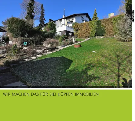 Außergewöhnliches 1-Fam.-Haus mit traumhaftem Grundstück in unverbaubaurer Aussichtslage
