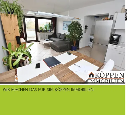 Nette 2-Zi.-DG-Wohnung mit großer Dachterrasse in Stetten i. R.