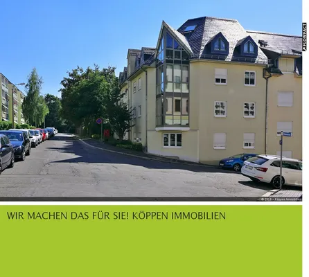 Gepflegte 2-Zi.-Wohnung in Gera, Bj. 1996 mit Einbauküche und Pkw-Stellplatz