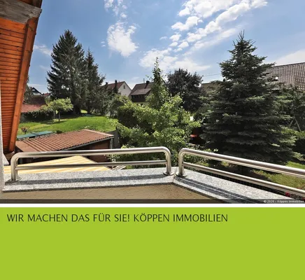 Maisonette-Wohnung in freistehendem 2-Fam.-Haus, 3 Zi. 84 m² + 2 Hobbyzimmer im DG ca. 25 m²