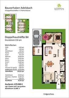 Attraktives Reihenhaus mit 167 qm Wohn- und Nutzfläche Winnenden, Adelsbach – Bild 4