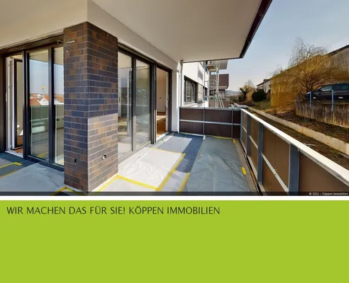 4-Zi.-Neubauwohnung, 96 m², großer Balkon, hochw. Ausstattung, Aufzug, langfristig zu vermieten