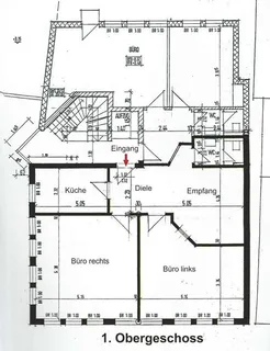Büroräume / Praxisräume (3 Zimmer) in zentraler Lage von Winnenden zu vermieten (Aufzug im Haus) – Bild 2