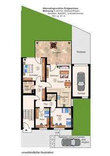In Leutenbach in gefragter Wohnlage, 250 m² Wohn- und Nutzfläche, 1-2-Fam.-Haus mit Garten – Bild 3
