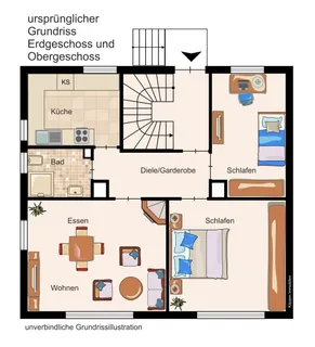 In unverbaubare Lage, 1-Fam.-Haus mit Potential, ca. 140 qm Wfl./Nfl. , 800 qm Grundstück – Bild 5