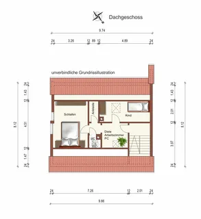 1-Fam.-Haus mit ELW, Hauptwhg,  5 Zi., Balkon - 88 qm •  ELW 3 Zi., Balkon - 60 qm. in Leutenbach – Bild 2