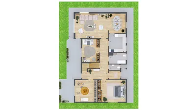 Attraktives, freist. 1-Fam.-Haus  mit wunderschönem Garten  - Wohnen auf einer Ebene – Bild 6