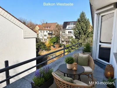 Stadtnah - Charmante 3,5-Zi.-DG-Wohnung mit zusätzlichem Studio und zwei Balkonen in Waiblingen – Bild 6